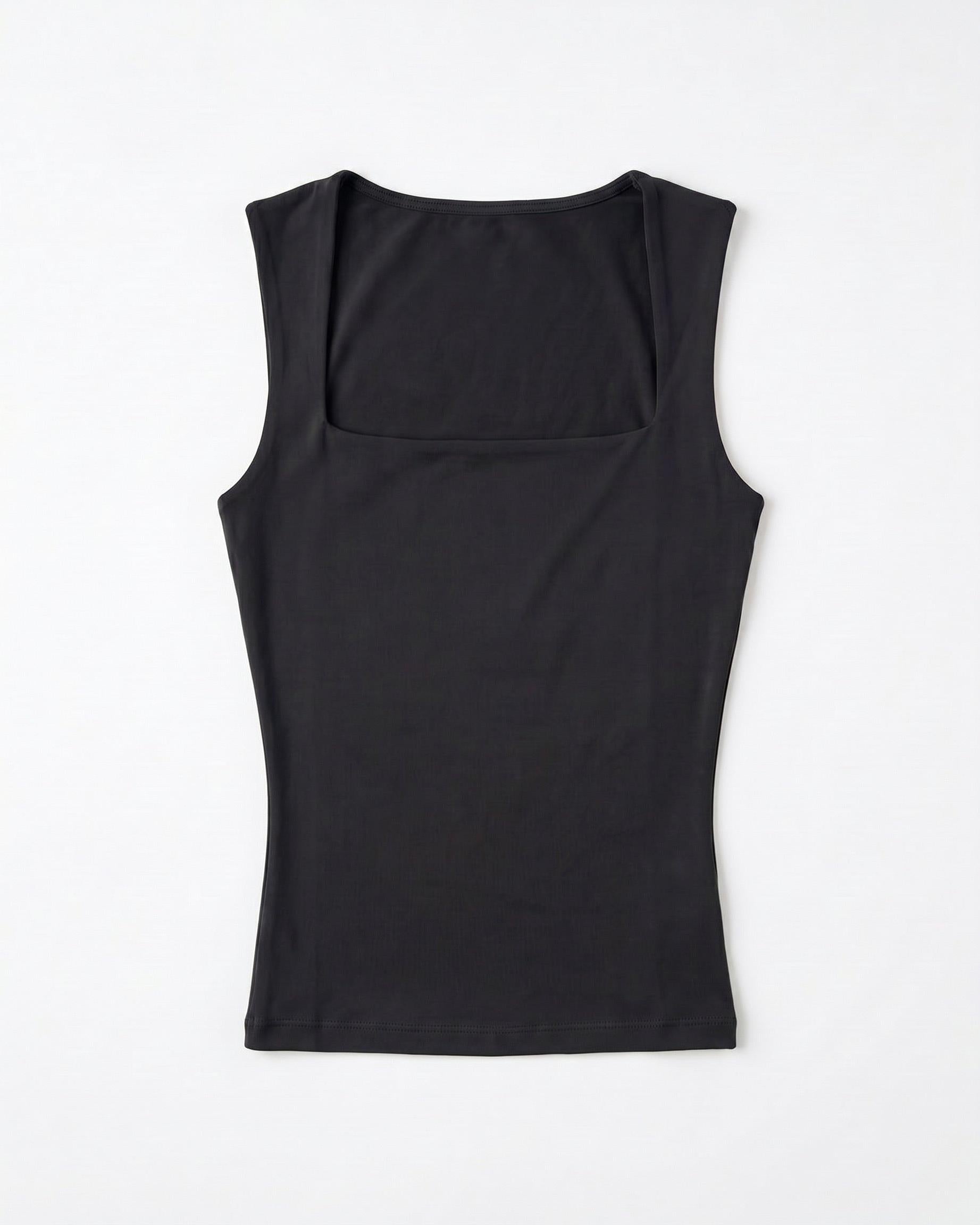 NORA VENDBAR TOP - BLACK - Dinvintageshop