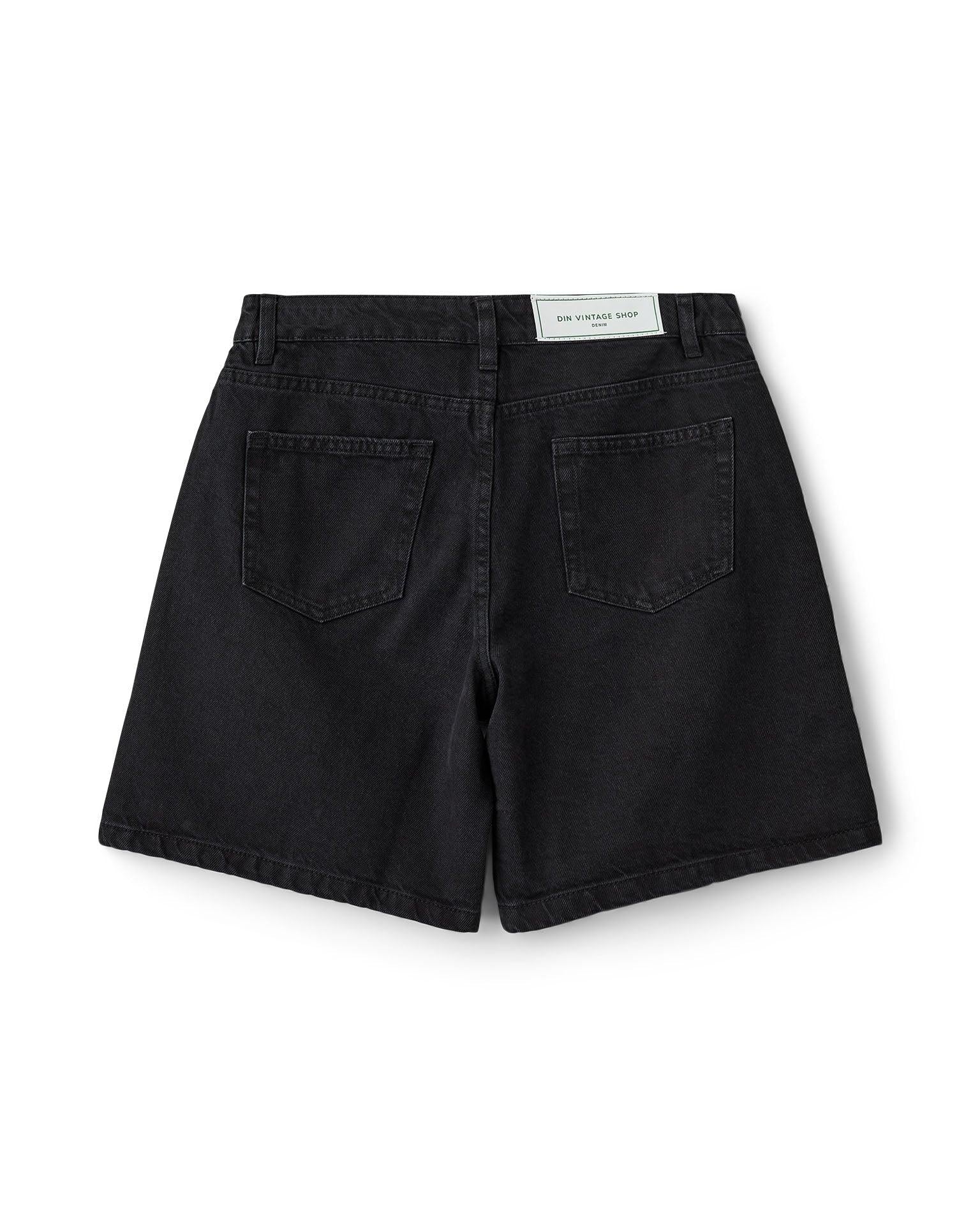 OLIVIA JORTS - BLACK - Dinvintageshop