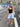OLIVIA JORTS - BRIGHT BLUE - Dinvintageshop