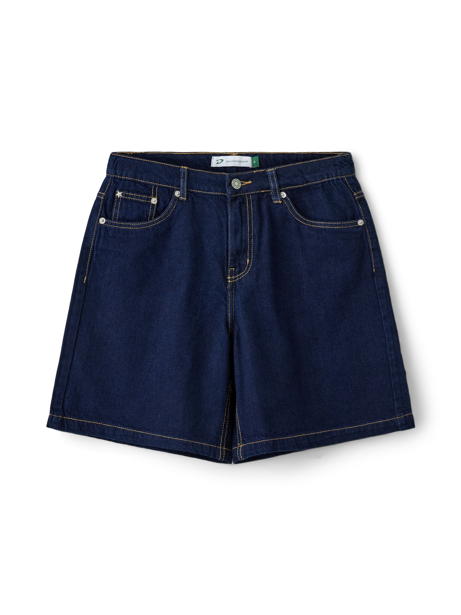 OLIVIA JORTS - DARK BLUE - Dinvintageshop
