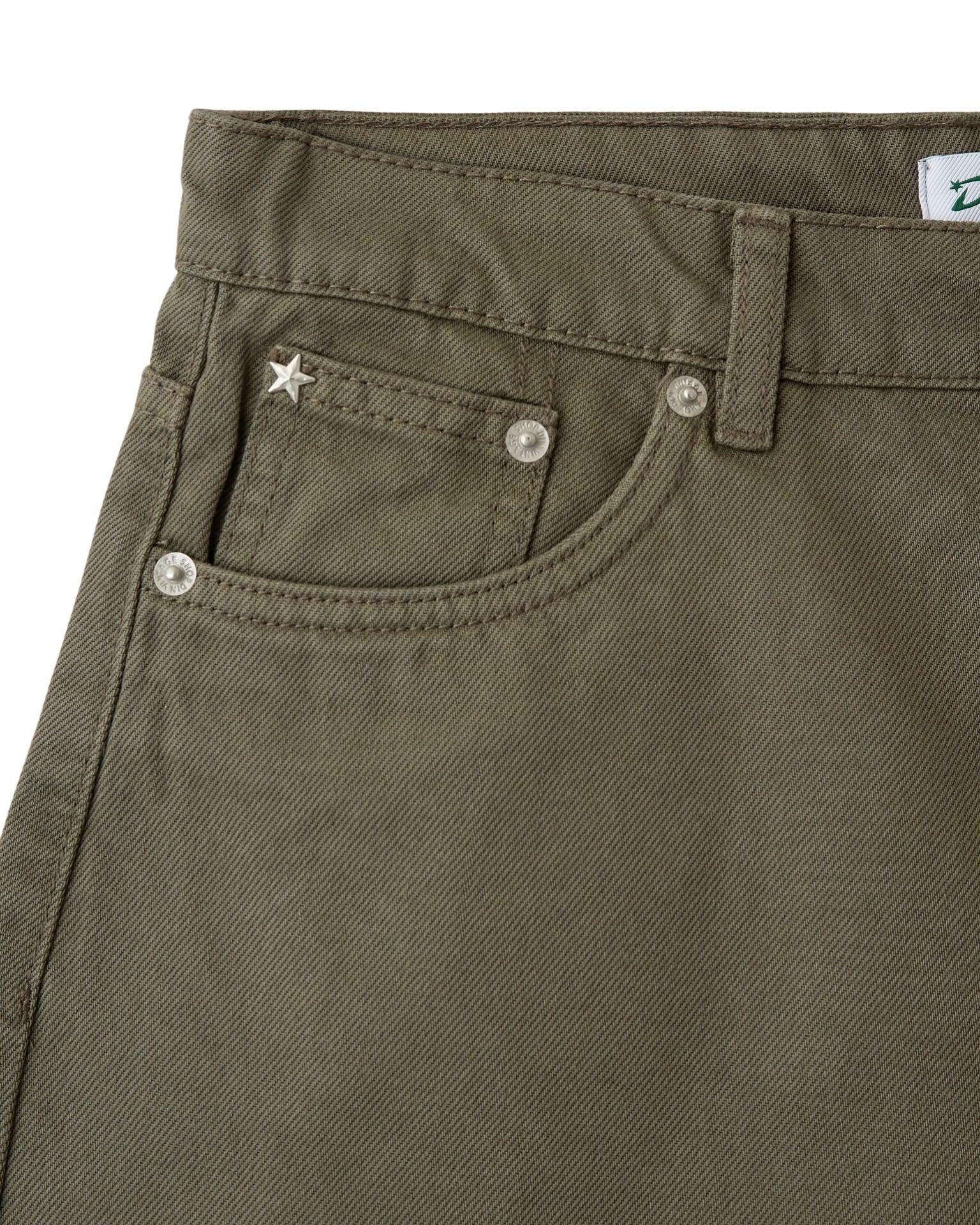 OLIVIA JORTS - DARK GREEN - Dinvintageshop