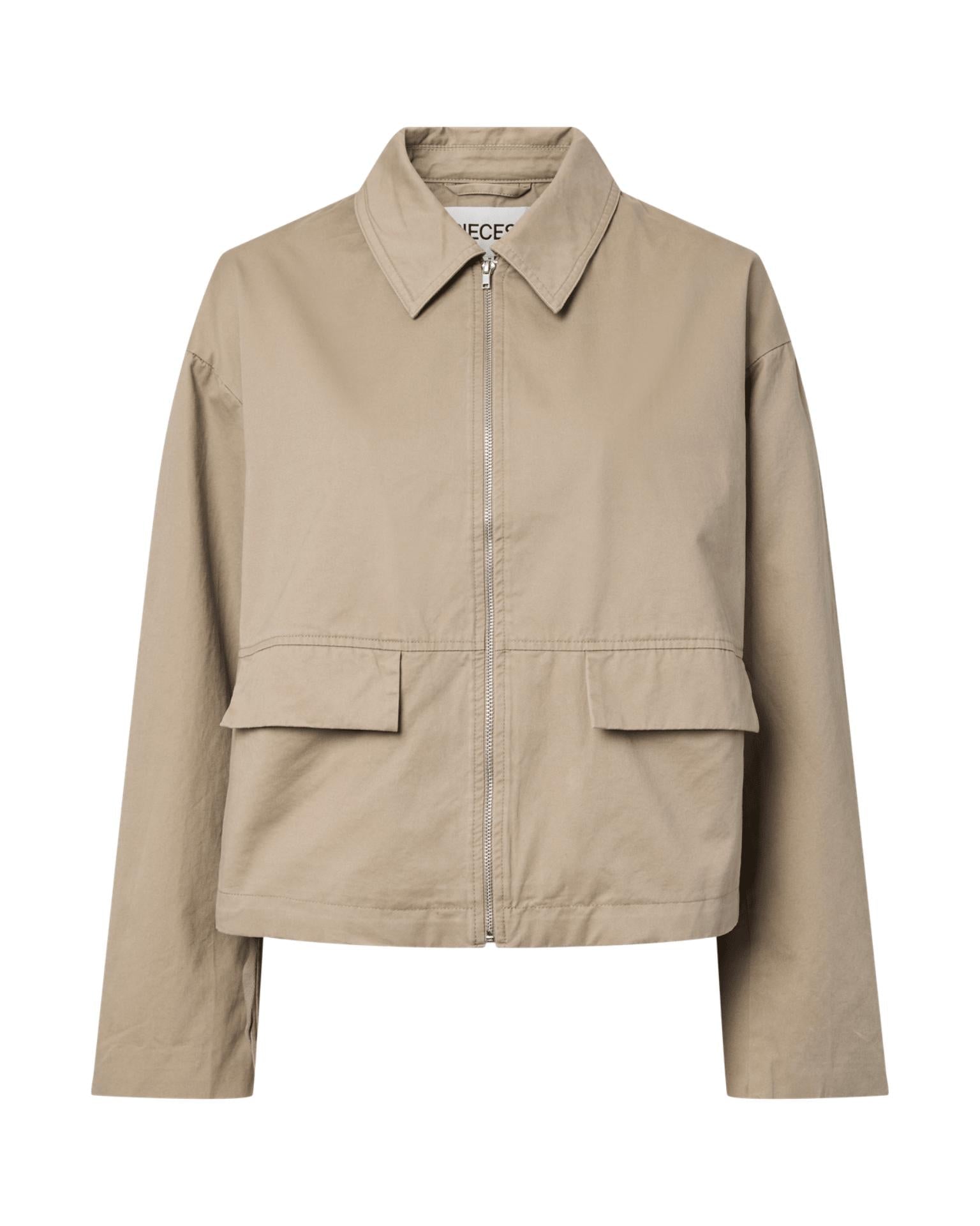 PAM JACKET - GREIGE