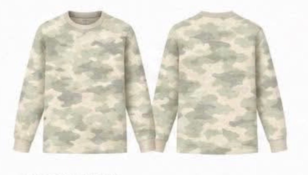 RONJA TEE - GREEN CAMO - Dinvintageshop