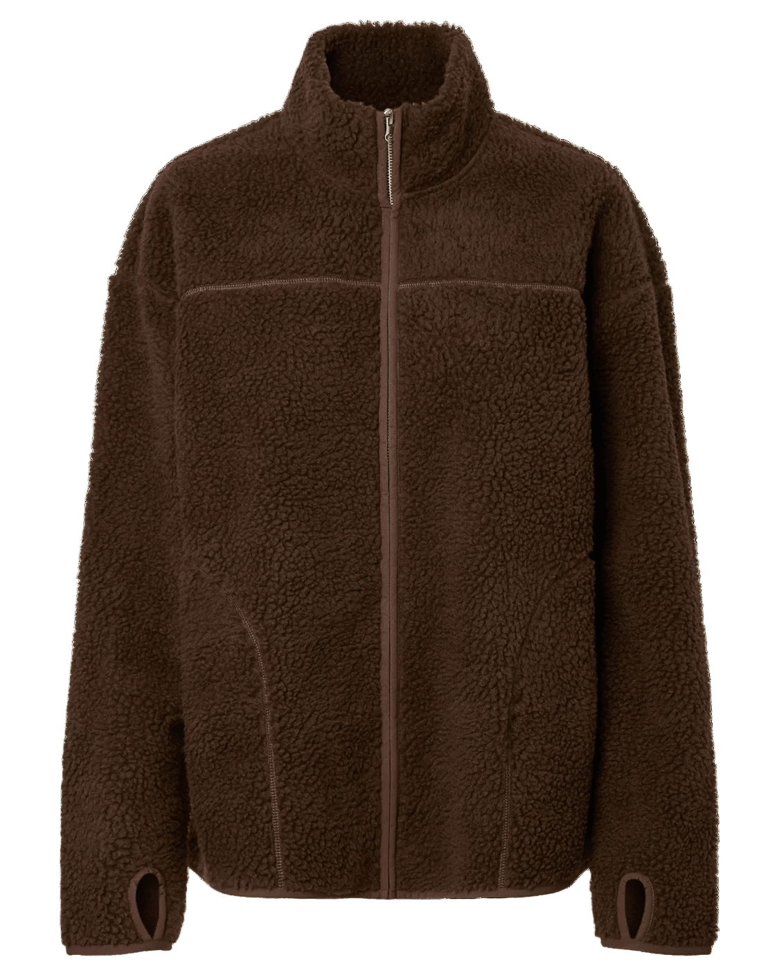 SADIA TEDDY JACKET - HOT FUDGE - Dinvintageshop