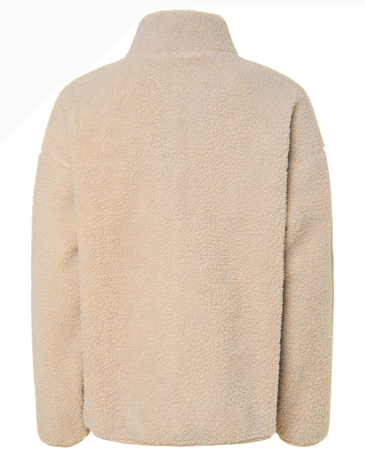 SADIA TEDDY JACKET - SILVER GRAY - Dinvintageshop