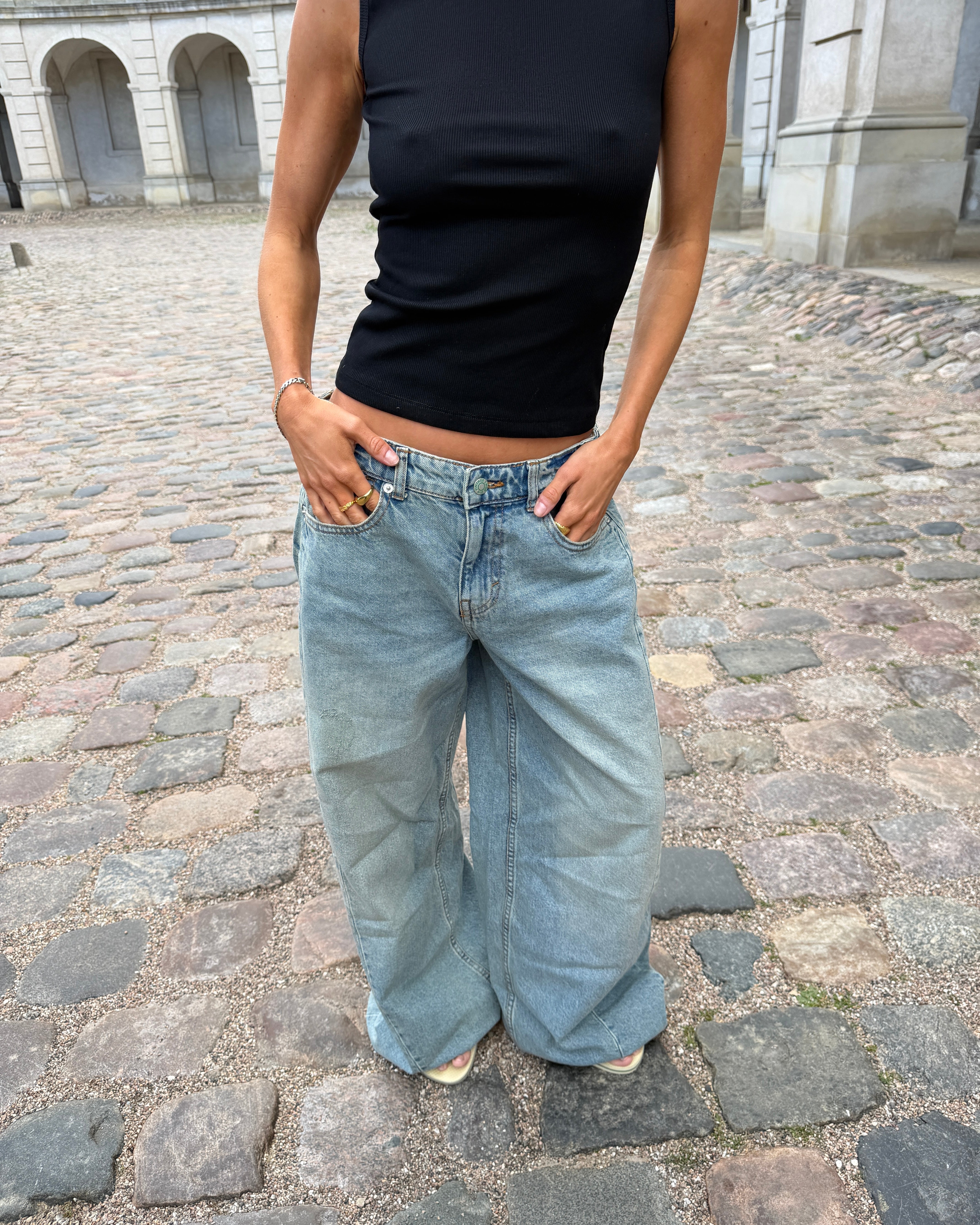 SILLE BAGGY JEANS - BLUE WASHED