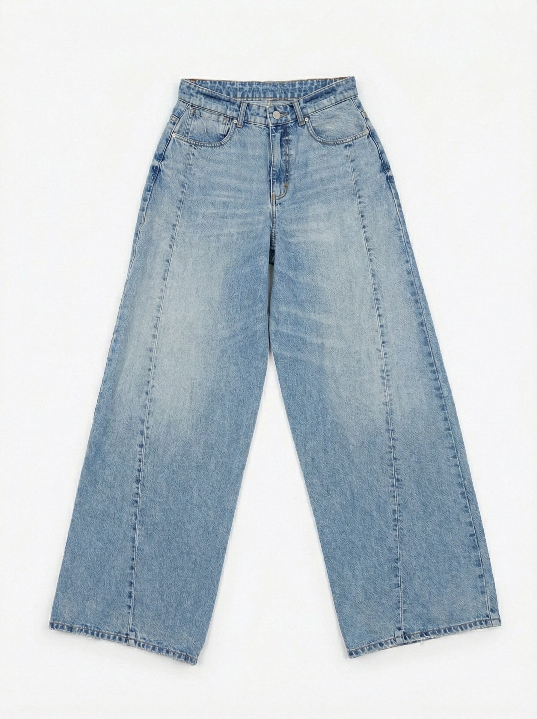 SILLE BAGGY JEANS - BLUE WASHED - Dinvintageshop