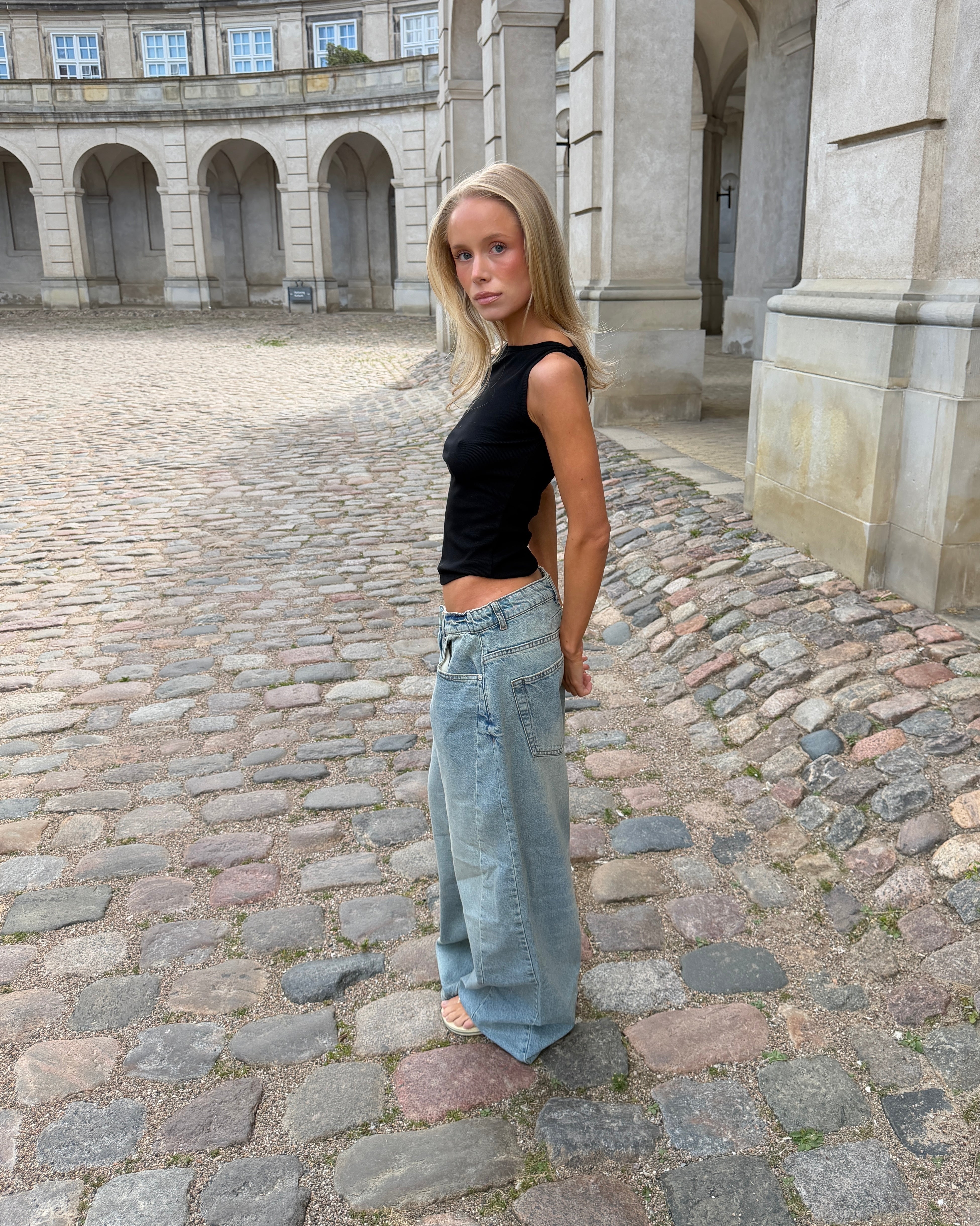 SILLE BAGGY JEANS - BLUE WASHED
