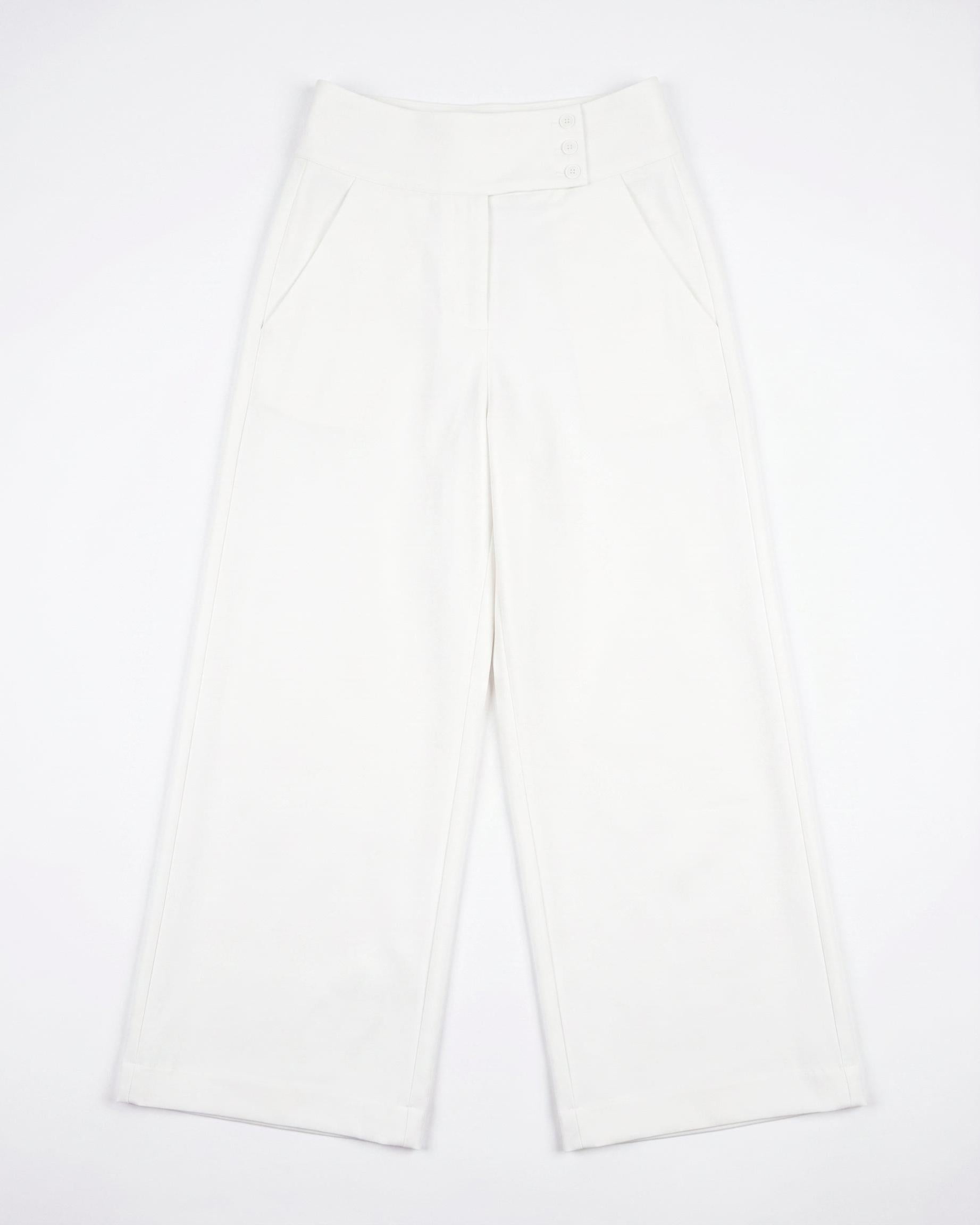 SOPHIE SUIT PANT - OFFWHITE - Dinvintageshop