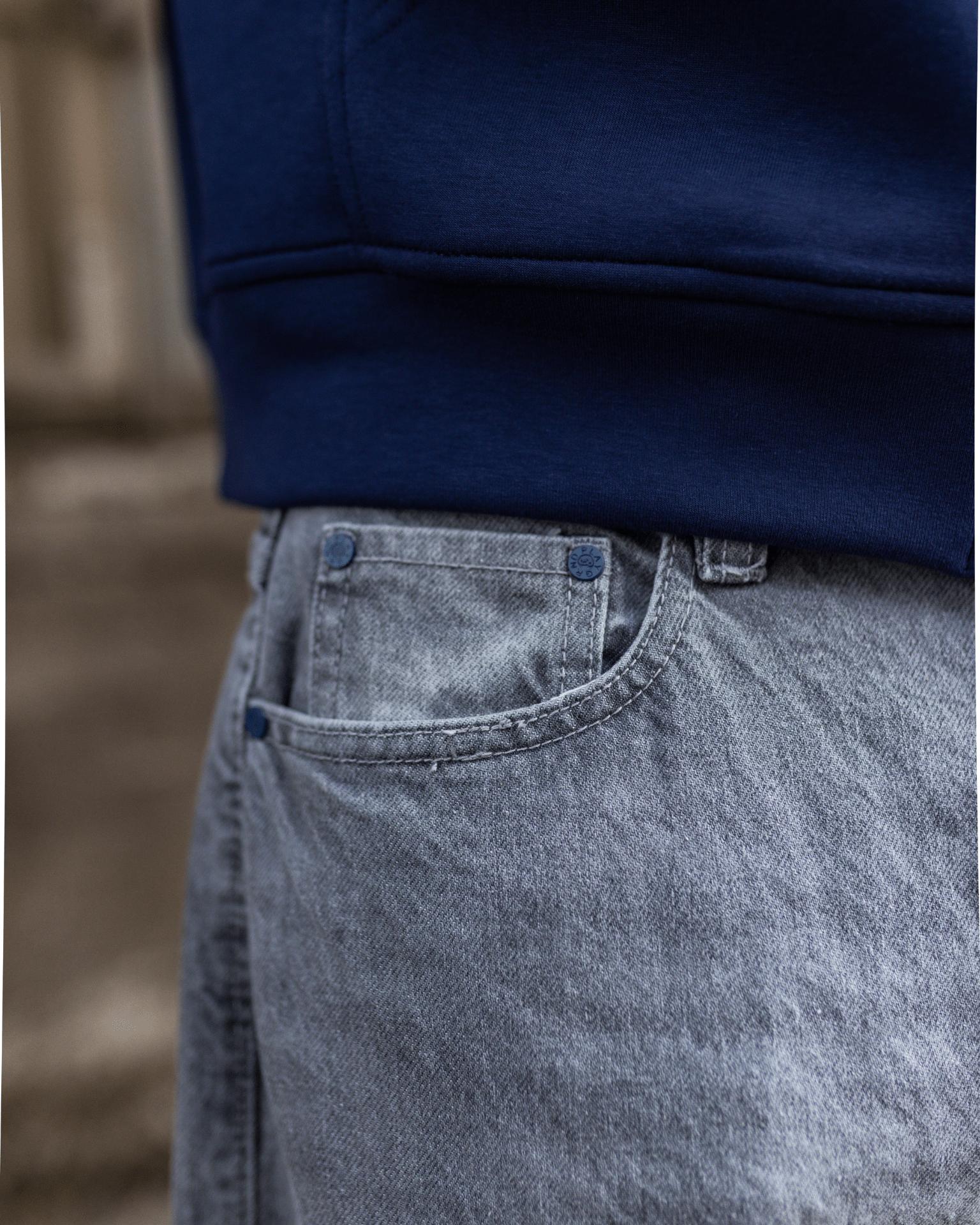TYLER BAGGY JEANS - LIGHT GREY