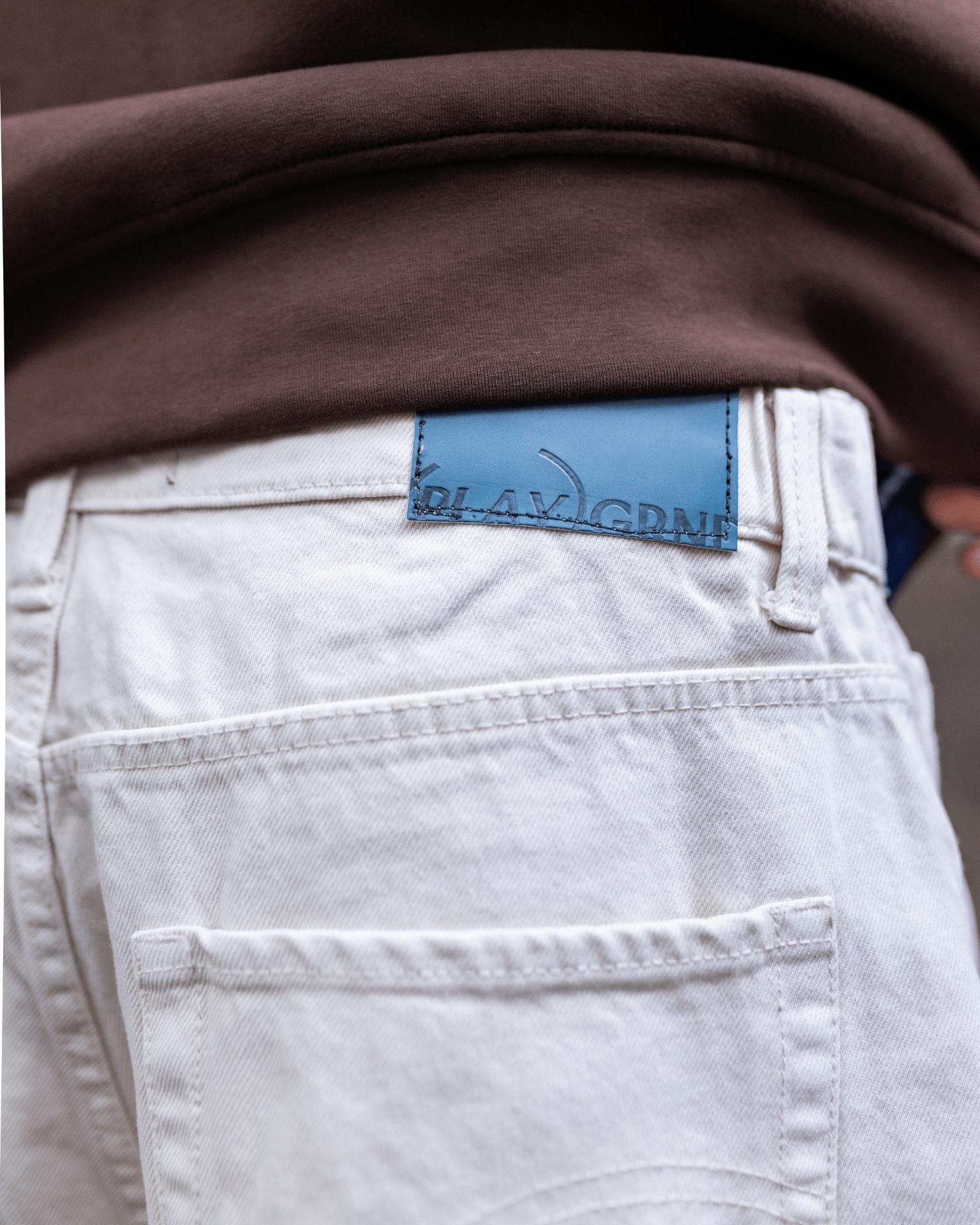 TYLER BAGGY JEANS - OFF WHITE