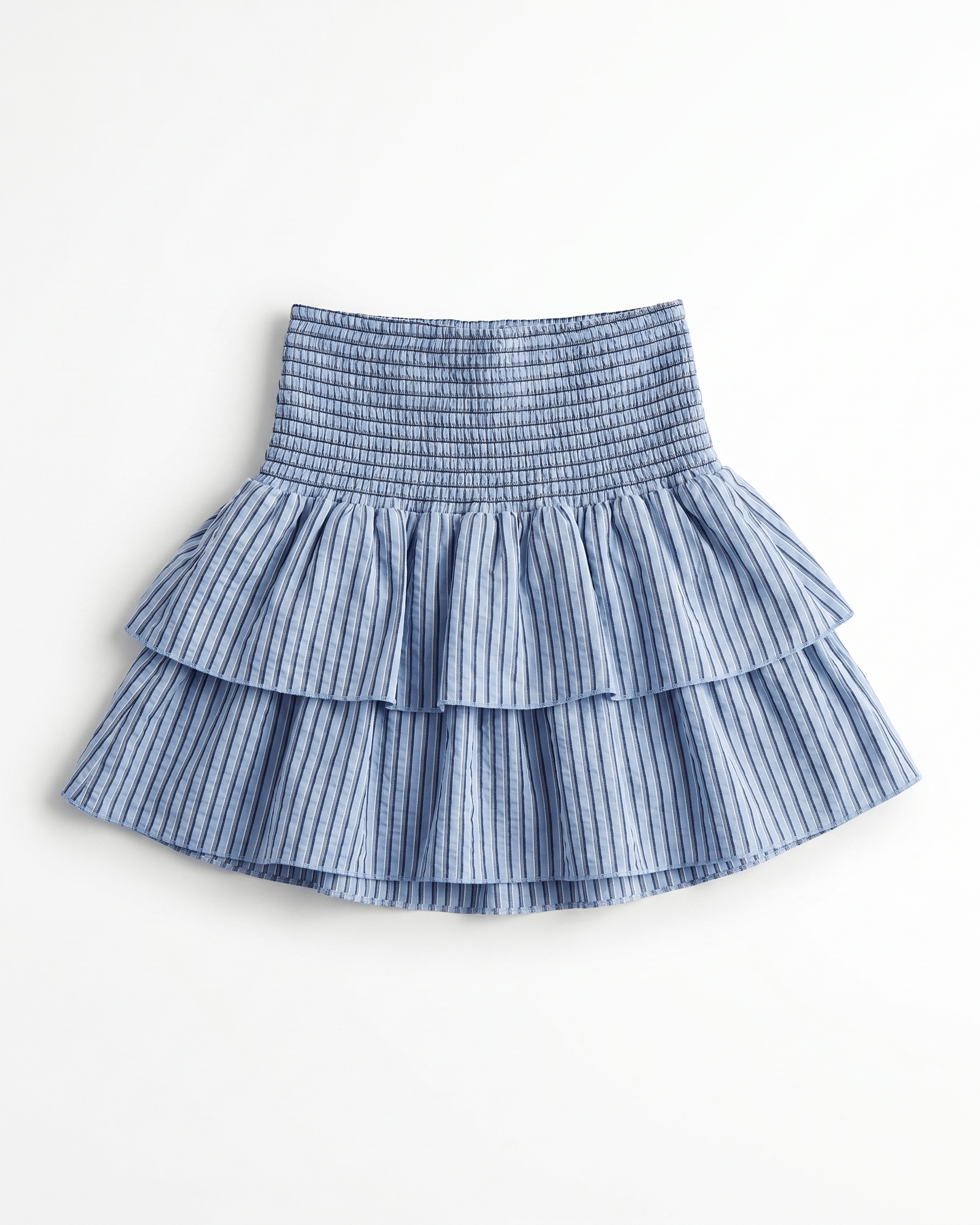VIOLA RUFFLE TOP/SKIRT - BLUE - Dinvintageshop