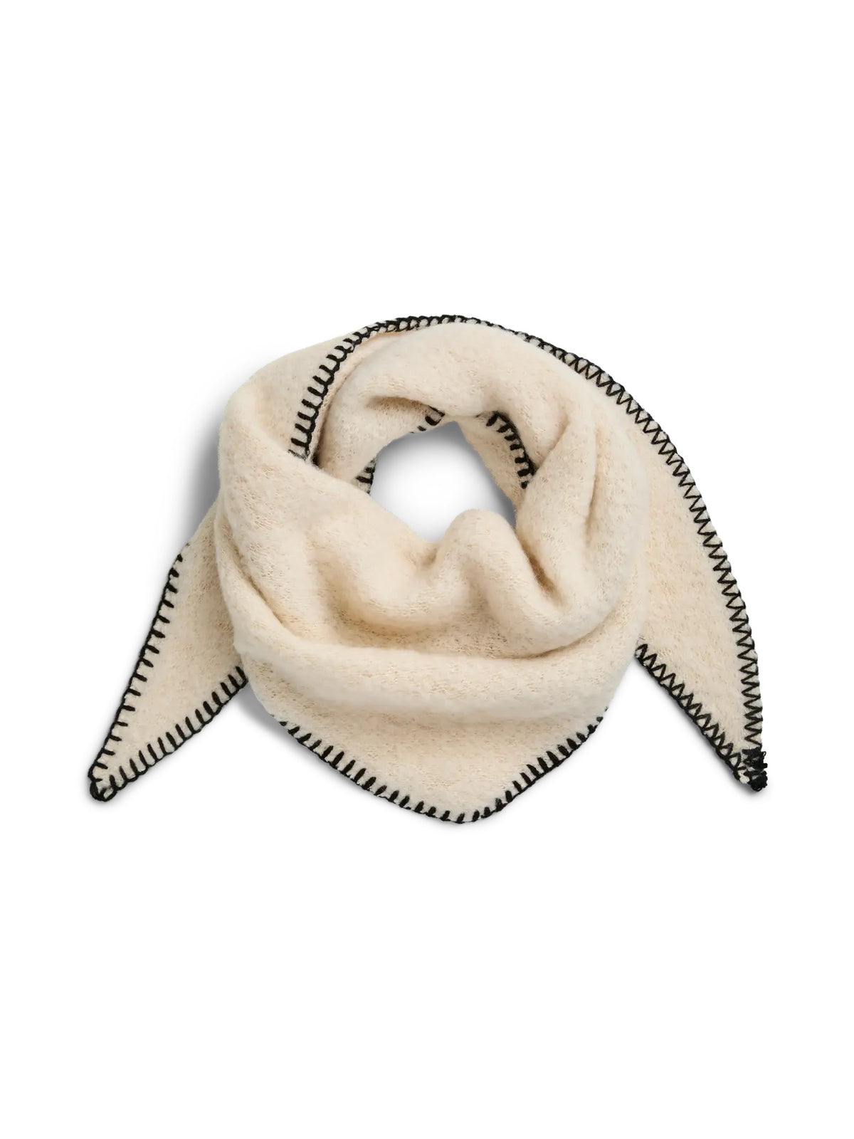 PYRON MINI SCARF - WHITECAP / CONTRAST STITCT